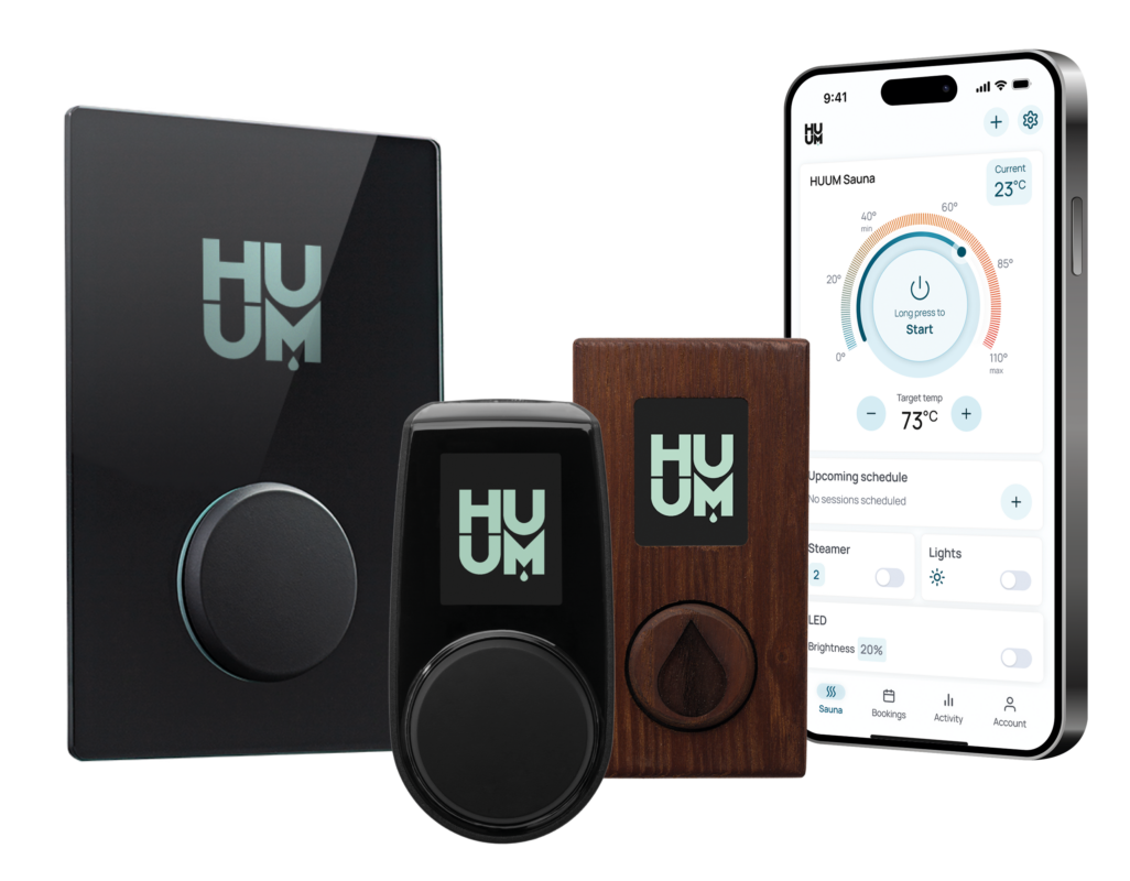 How to choose a sauna controller for an electric sauna heater? 1 Glass Black Wood PanelsAPP 01