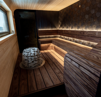 How to build a moisture-resistant and durable sauna room 5 HIVE in the office sauna embedded10